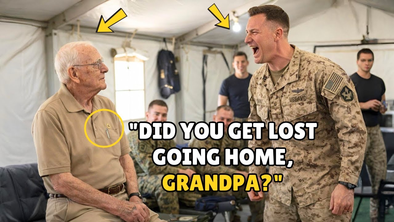 Морской пехотинец США в шутку спросил о звании старика — пока его ответ не заставил замолчать всю...
