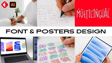 Custom Font in Illustrator with Fontself Maker | My Poster Collection Design Process