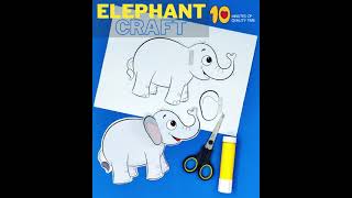 Elephant Cut & Paste Craft