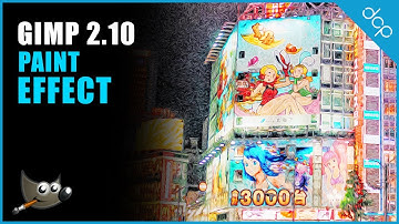 Paint Effect in Gimp 2.10 using G