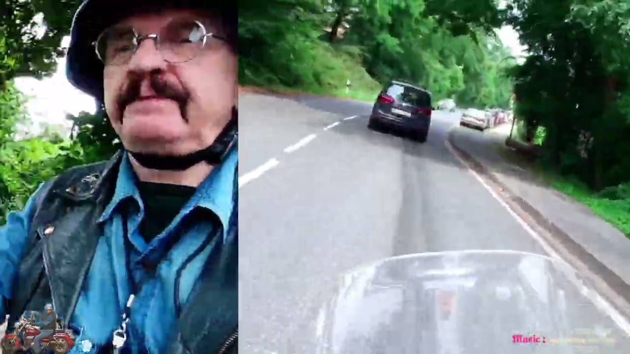 Motorride with Music, Baldeneysee Lake Essen Westphalia Ride Part Three