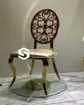 Stainless steel chair| 2021 wedding event decoration trend