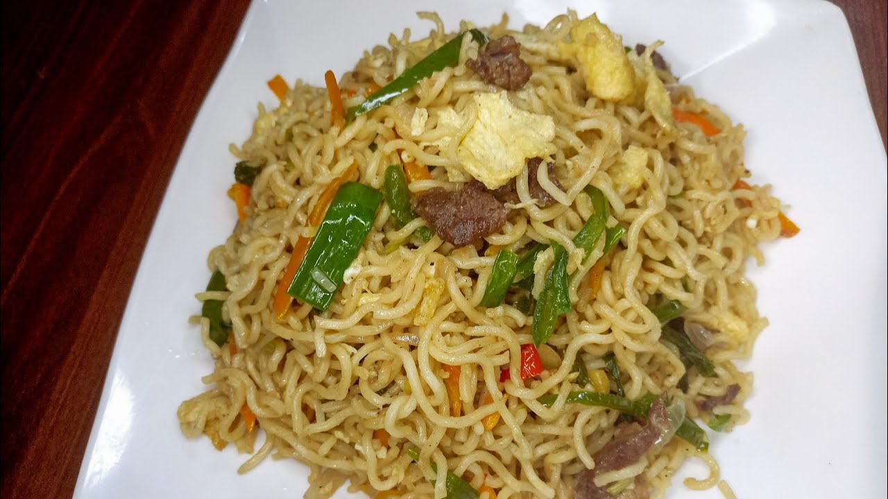 How to make Indomie Noodles. Nigerian stir fry noodles 