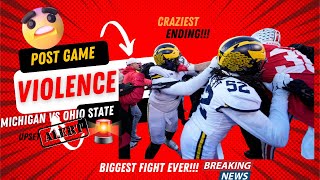 OHIO STATE FANS GO WILD After Post Game Brawl Against Michigan 2024!