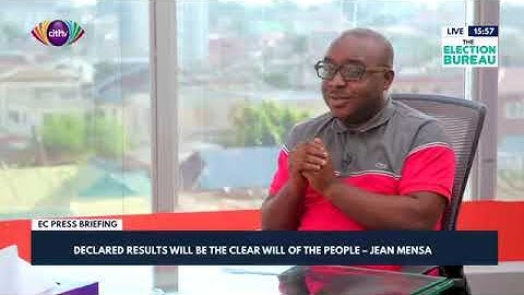 Jean Mensa addresses nation on EC's readiness for December 7 polls