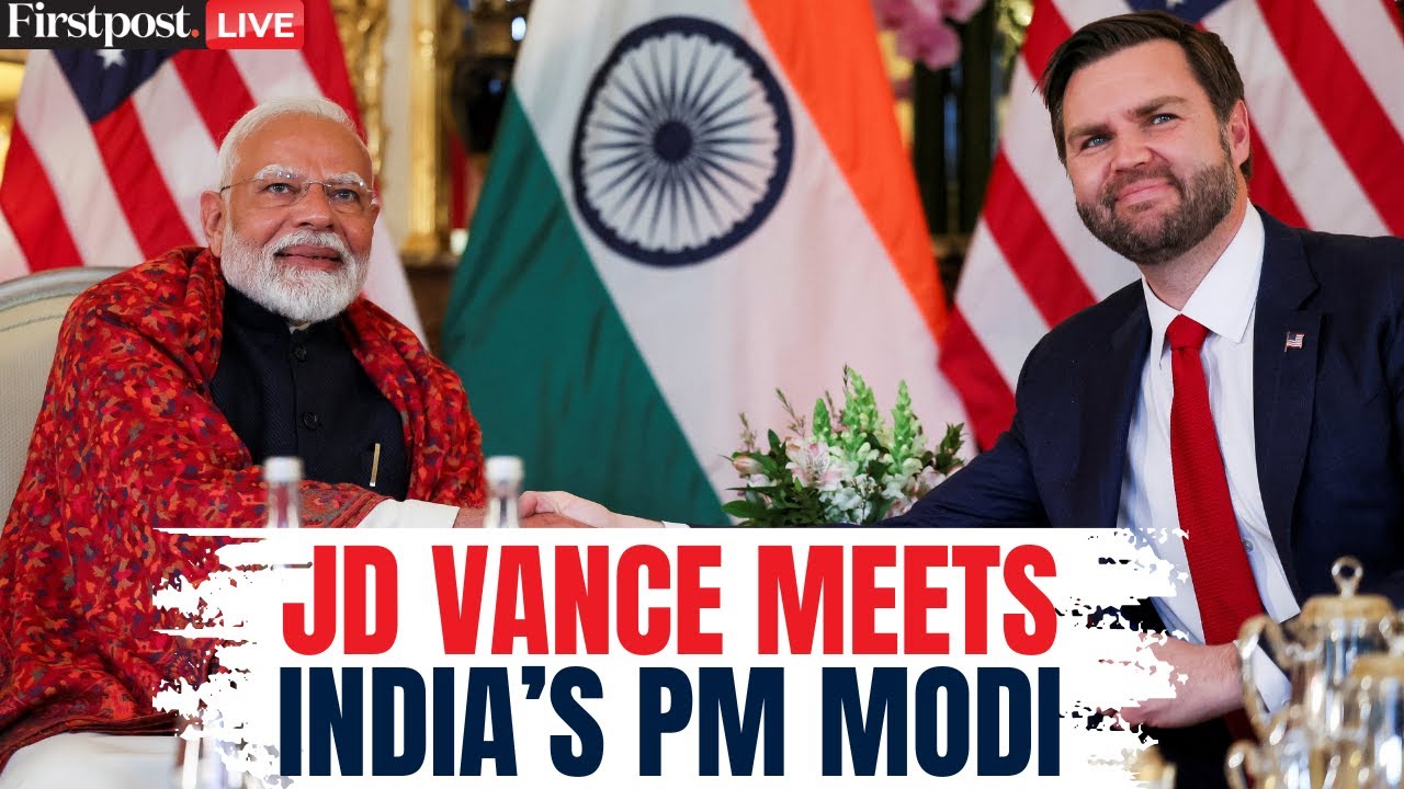 JD Vance PM Modi Meeting LIVE: US VP JD Vance Meets Indian PM Modi | Trump Tariffs | Trade War |N18G