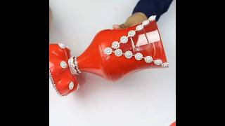 Best Out of Waste Plastic Bottle Vase Idea 🔥🏺💐 #diy #flowervase #handmade #shorts