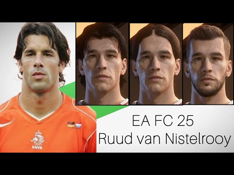 EA FC 25 - Pro Clubs | Ruud van Nistelrooy | Face Creation + Stats