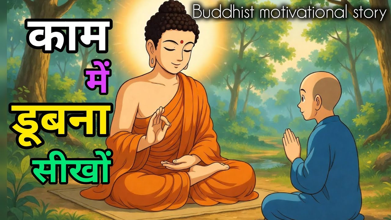 काम में डूबना सीखों || kaam me dubna sikho || buddhist story in hindi 