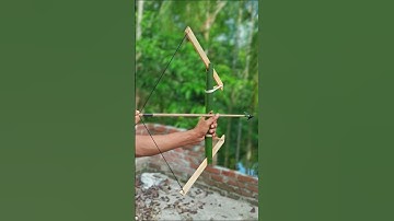 Bamboo Creations with Green Bamboo archer #Bamboo #Diy #Slingshots #Bambooart