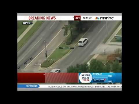 Houston High Speed Chase 06 July 2009. MSNBC LIVE - YouTube