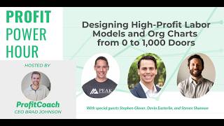 Designing High-Profit Labor Models and Org Charts from 0 to 1,000 Doors - Profit Power Hour S5E23