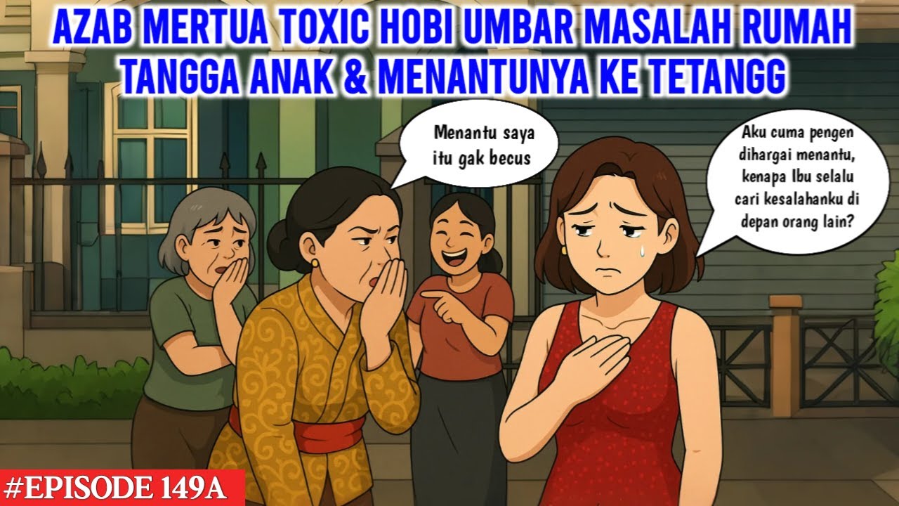 AZAB MERTUA TOXIC HOBI UMBAR MASALAH RUMAH TANGGA ANAK & MENANTUNYA  | COCO MEONG EPISODE 149A