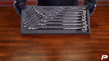 Find the Right Tool Faster with Powerbuilt Pro Tech SAE Combo Wrenches