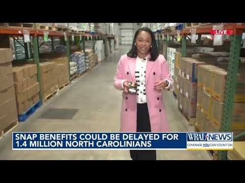 SNAP benefits could be delayed for 1.4 million North Carolinians