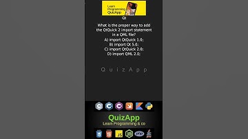 Qt What is the proper way to add the QtQuick 2 import statement in a QML file