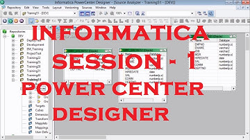 PowerCenter Designer(Read Description below) - Informatica Tutorial - Session - 1
