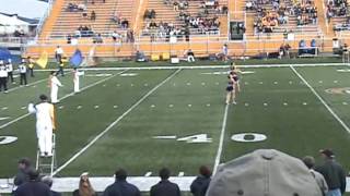 Full Kent State Marching Golden Flashes Twirlers - Pregame Opening 10/10/2009 Update