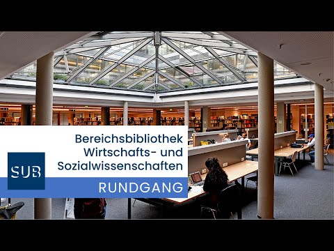 Rundgang durch die Bereichsbibliothek Wirtschafts- und Sozialwissenschaften der SUB Göttingen