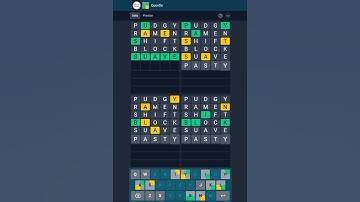 January 5 Quordle in 23 seconds #quordle #speedrun #short #shorts