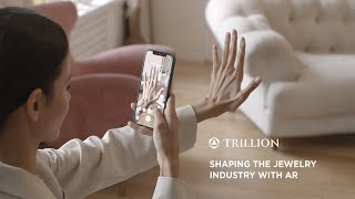 Try on jewelry using only your phone camera. Trillion App screenshot 5