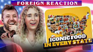 The Most Iconic Food In Every State | Englishman & Kiwi React | Americans Eat WHAT?!