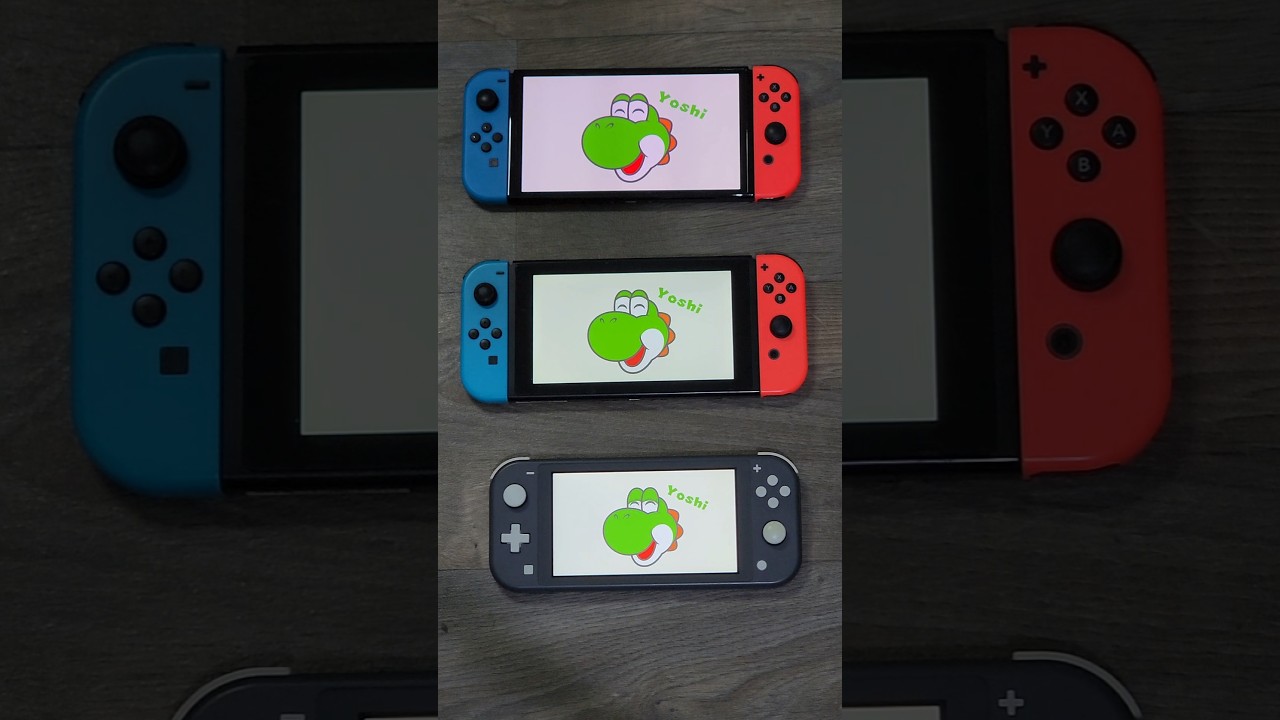 Hello Yoshi - Switch Lite vs Standard vs Oled | Speed Test