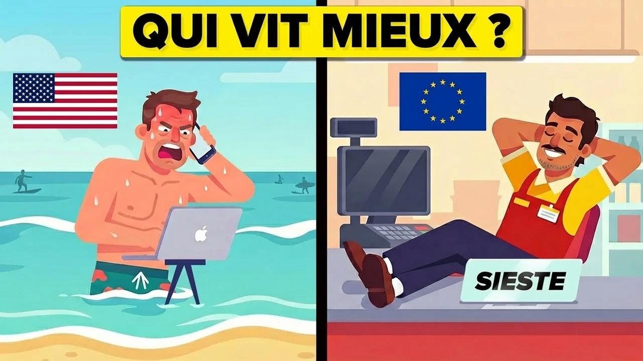 Américains vs Européens : Qui a la vie la plus cool ?