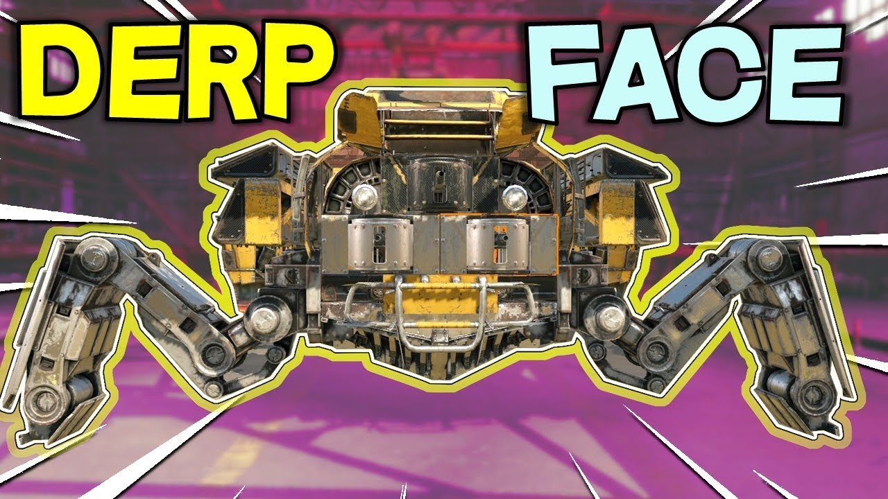 The Frankenderp    Leg hover Defender Build    Crossout