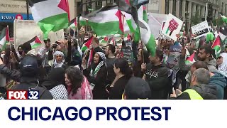 Protests flare at Chicago commemoration of Israel's founding
