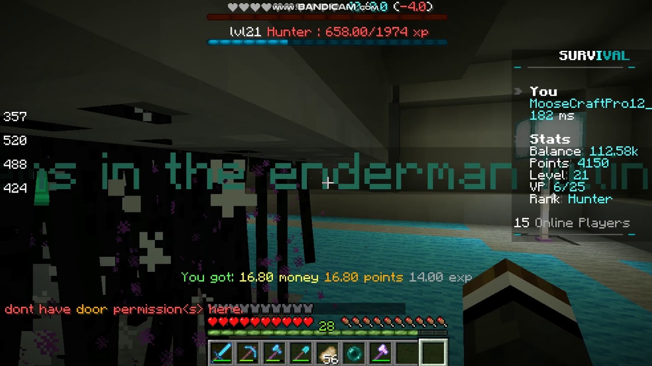 MineCraft|Grinding EXP and getting pearls|Subscribe like and share ...