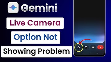 Gemini Live Camera Option Not Showing | Fix Share Your Camera Or Screen With Gemini Live Not Showing