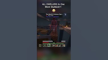 ALL DWELLERS On One Block Skyblock Minecraft #minecraft