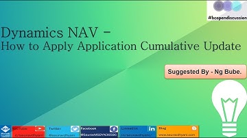 How Do I - Apply Application Cumulative Update?