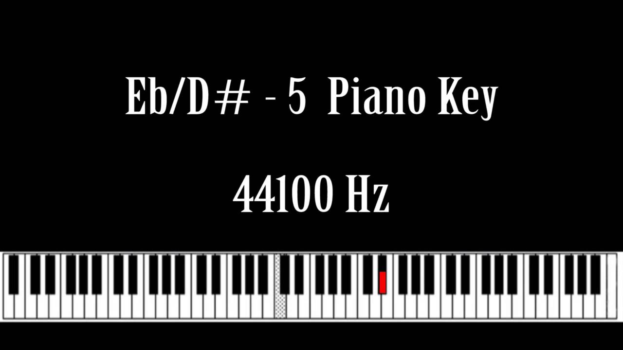 Eb D# - 5 Piano Key Note Sound Effect Free High Quality Sound FX