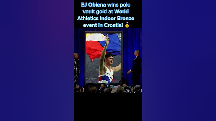 EJ OBIENA  WON 🥇 TWO GOLD INDOOR POLE VAULT  IN 2024  pls like subscribe #everyone
