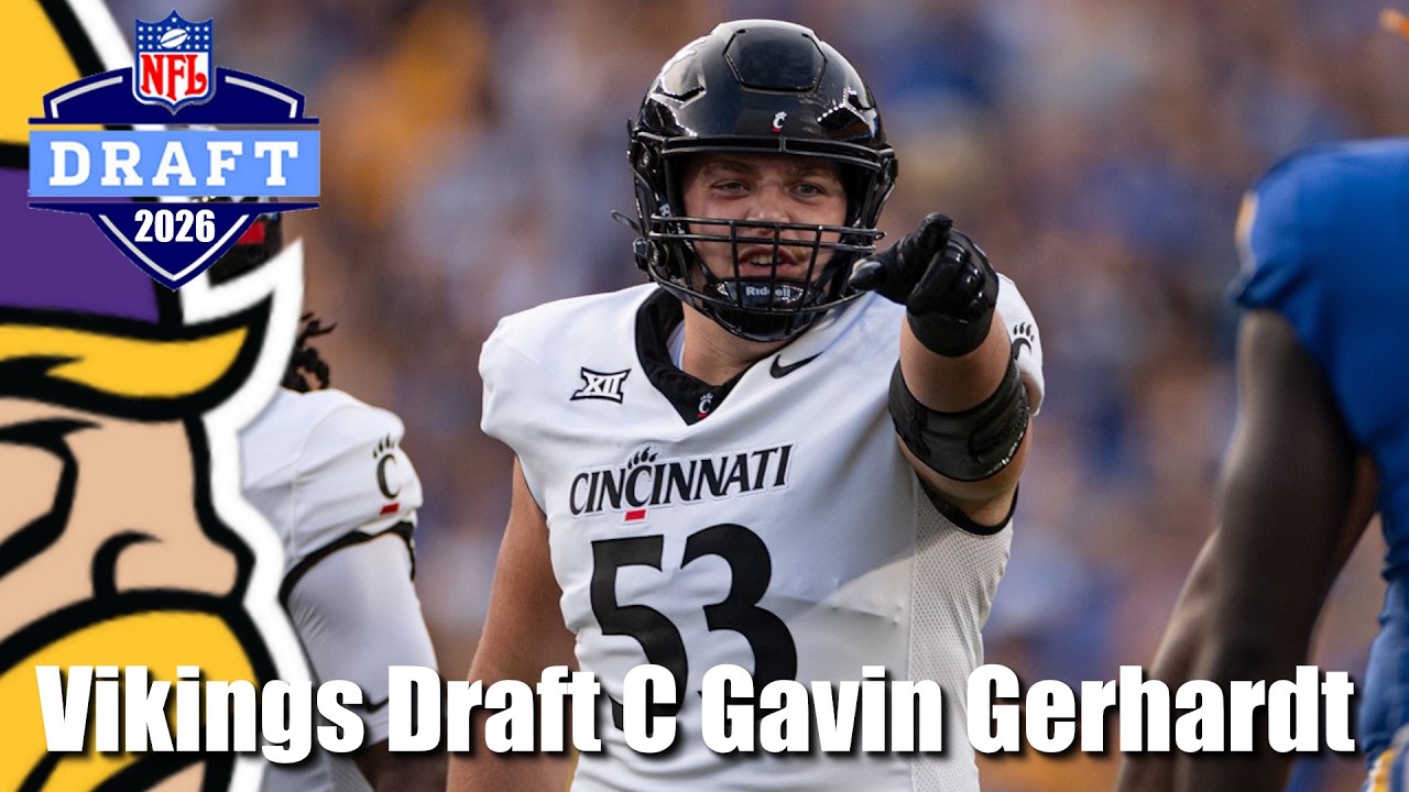 Vikings Draft C Gavin Gerhardt – 7th Round, Pick #235!