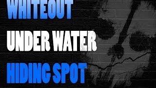 Call of Duty: Ghosts Glitches - Under Water Hiding Spot on Whiteout! (COD Ghosts Secret Spots)