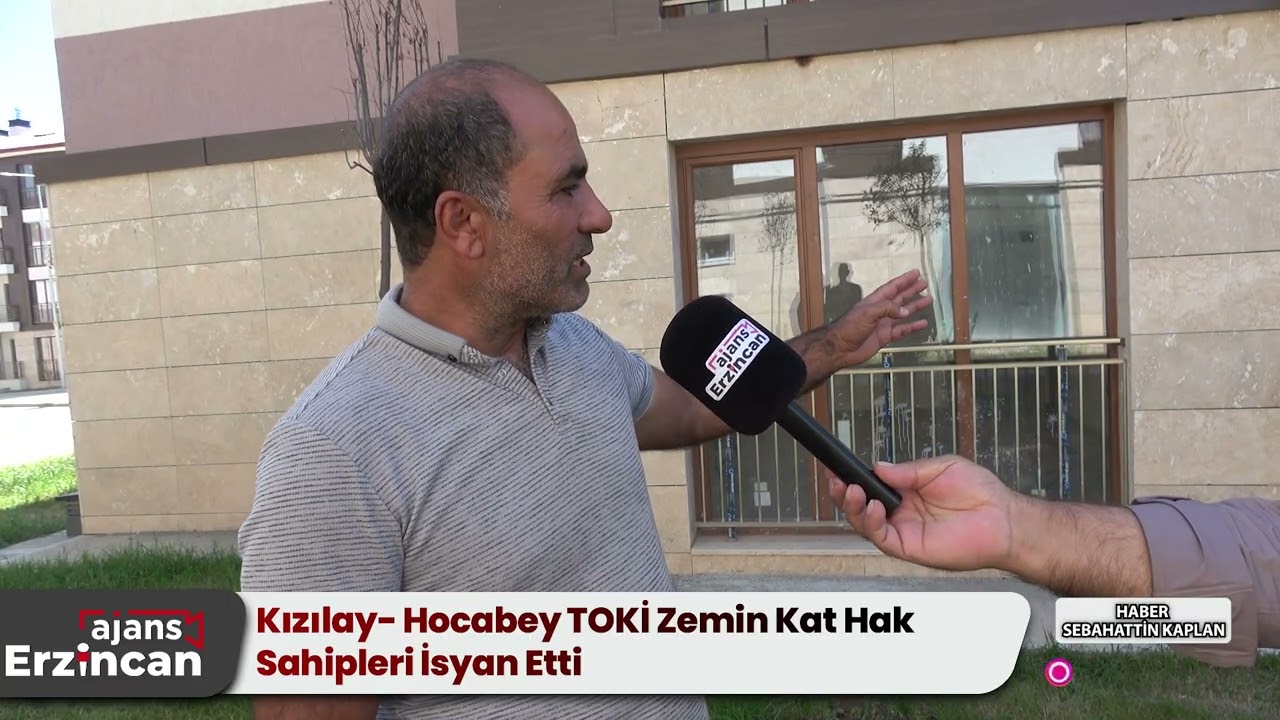 Kızılay- Hocabey TOKİ Zemin Kat Hak Sahipleri İsyan Etti