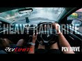 Heavy rainy day drive with songs  asmr  pov drive  4k  revlimits