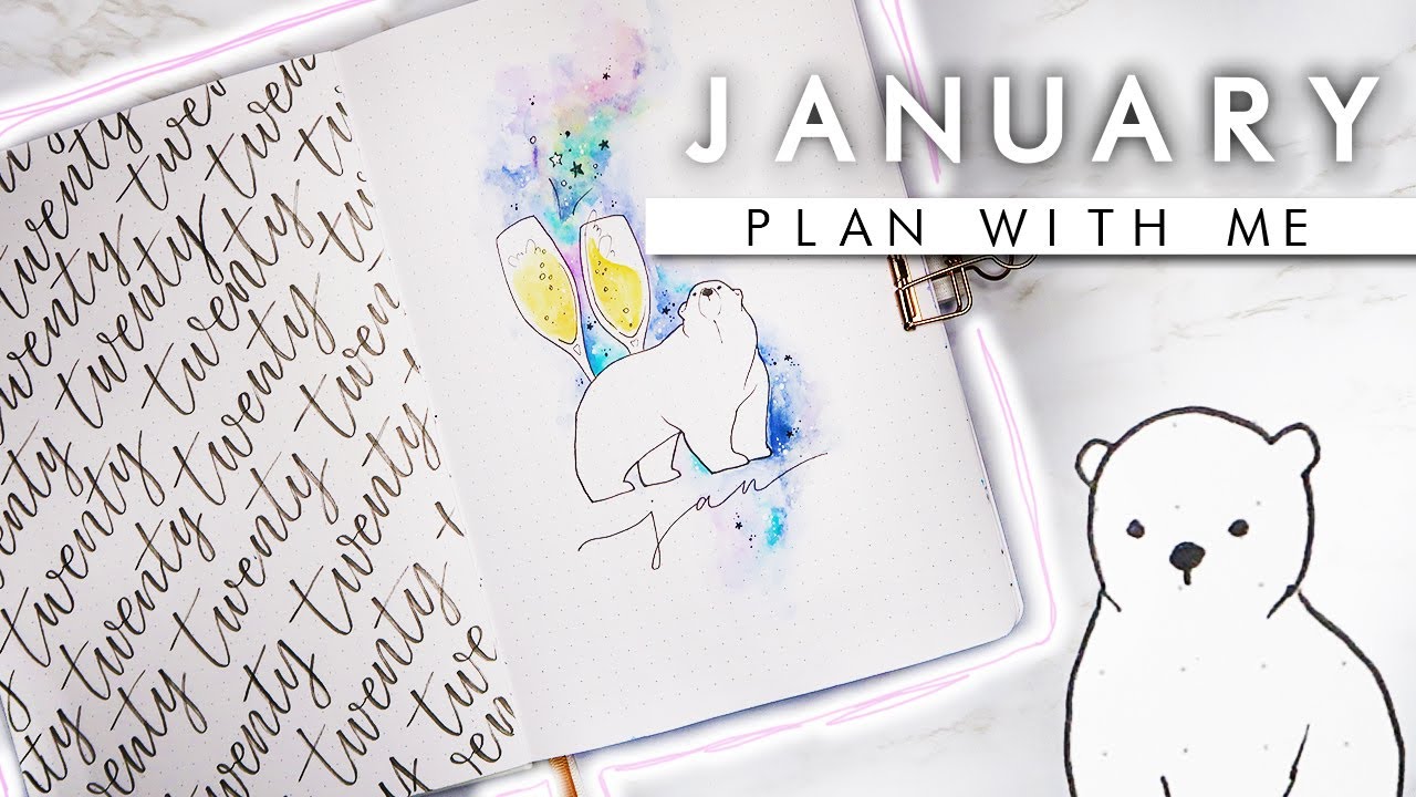 PLAN WITH ME | January 2020 Bullet Journal/Planner Setup