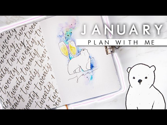PLAN WITH ME | January 2020 Bullet Journal/Planner Setup