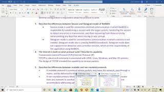 CIS40A Unit 2 Part 1 Lecture: Network Protocols