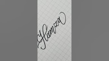 ☆Hamza☆ #calligraphy #handwriting #lettering #writing #signature #art