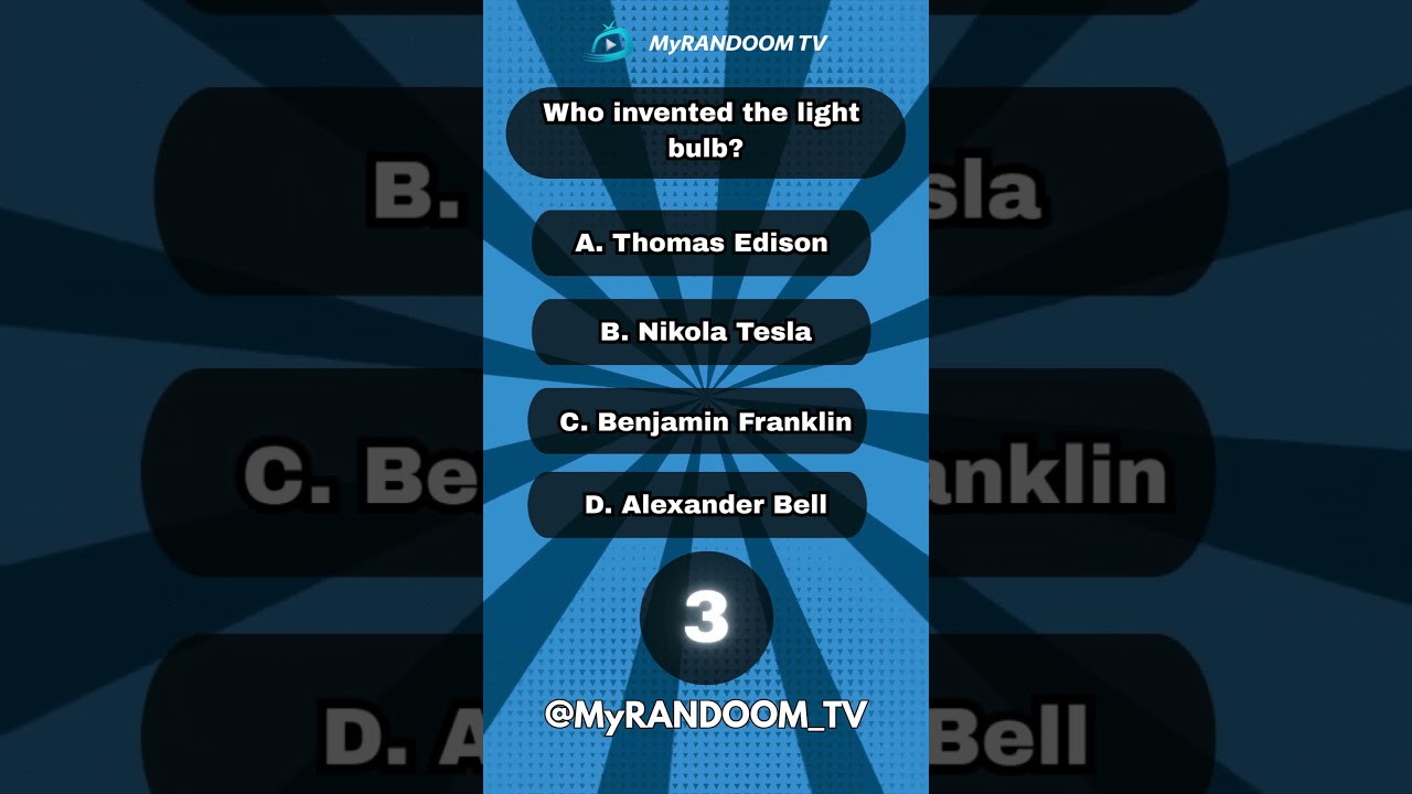 🚀 Brain Teaser Quiz #:3 Smallest Planet & Light Bulb Inventor 💡.  