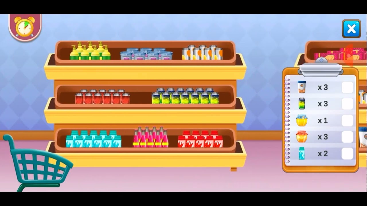 I open a supermarket cashier store 