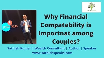 3 Golden rules for financial compatibility among couples - Sathish Kumar, Wealth Consultant, Author.