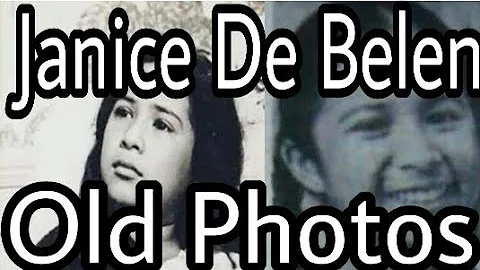 Janice De Belen Old Photos