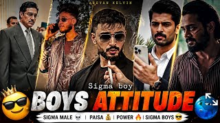 😎 Sigma Male Boys Attitude 🔥 | Paisa Power Status 💸 | Boys Attitude Video ,#funny