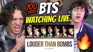 BTS 'Louder Than Bombs' LIVE REACTION !!!😩🔥 Resimi